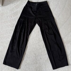 Miriam Ponsa Black Pleated Pants